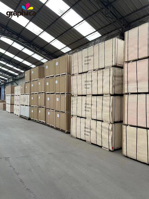 12 mm 15 mm 18 mm Birke Laser geschnittenes Sperrholz Holzbrett für die Druckmaschine