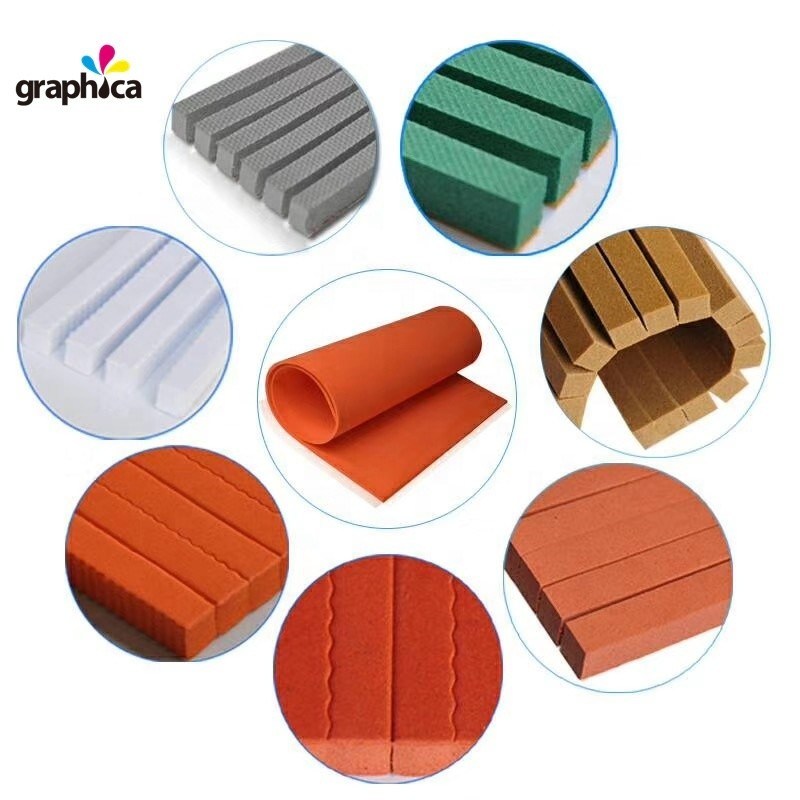 Härte 40-45 Grad Strand C Druckprozess Offene Zellkautschuk zum Schneiden