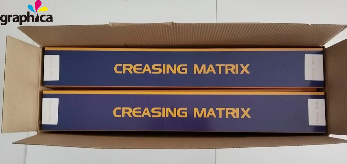 0.4mm Kanalhöhe Schwarz Kunststoff-Kreuz-Matrix-Rolle und Schachtel für Druckmaschine