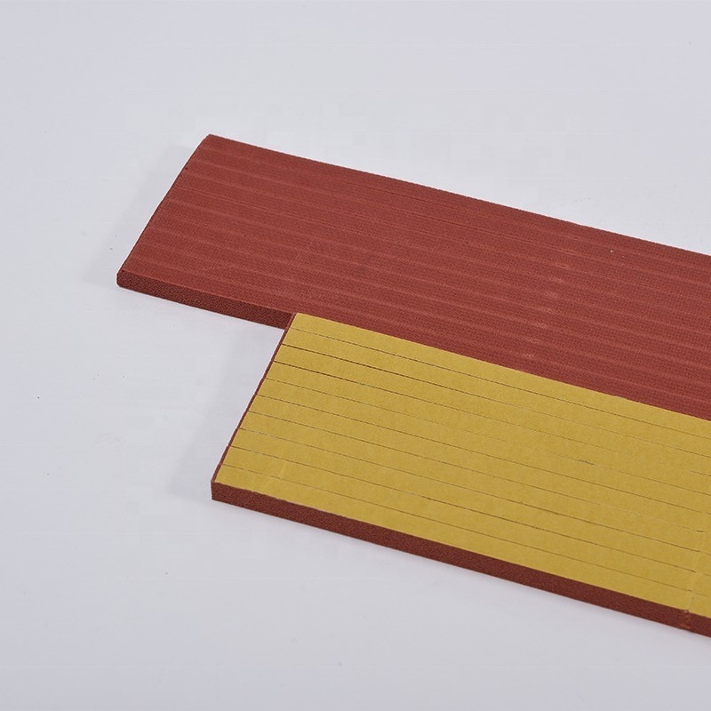 Hochelastic Die Cutting Ejection Gummibleche in Rot für offene Zelle Gummi Flat Sperrholz Stahl Regel Die Cutting