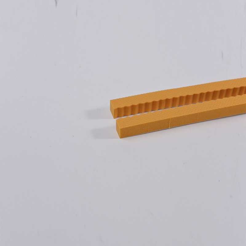 Schnittsponge aus EPDM-Gummi-Schaum mit Kleberfarbe Orange Größe 10x300x380mm