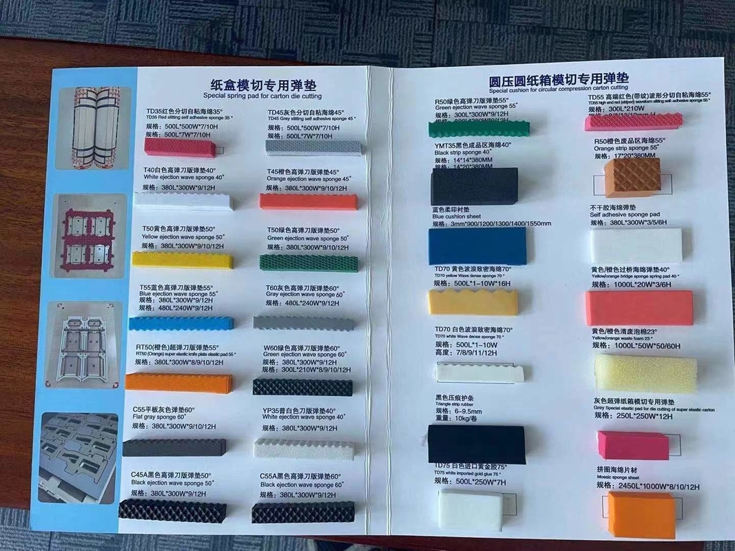 40 Shore A Flexibilitäts-Ejektions-Gummiblech in Grün für Grafik Peking 2023 Druck