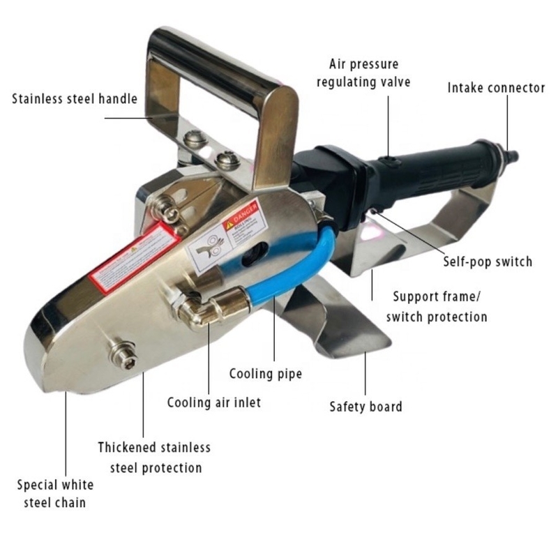 12CFM 0,65-0,8MPa Abfallpapier Stripper-Maschine zum Präzisionsstrippen