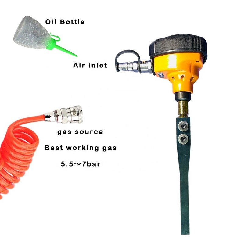 Pneumatisches handgeführtes Innenloch-Rücktrennwerkzeug für die grafische Druckmaschinenschneiderei