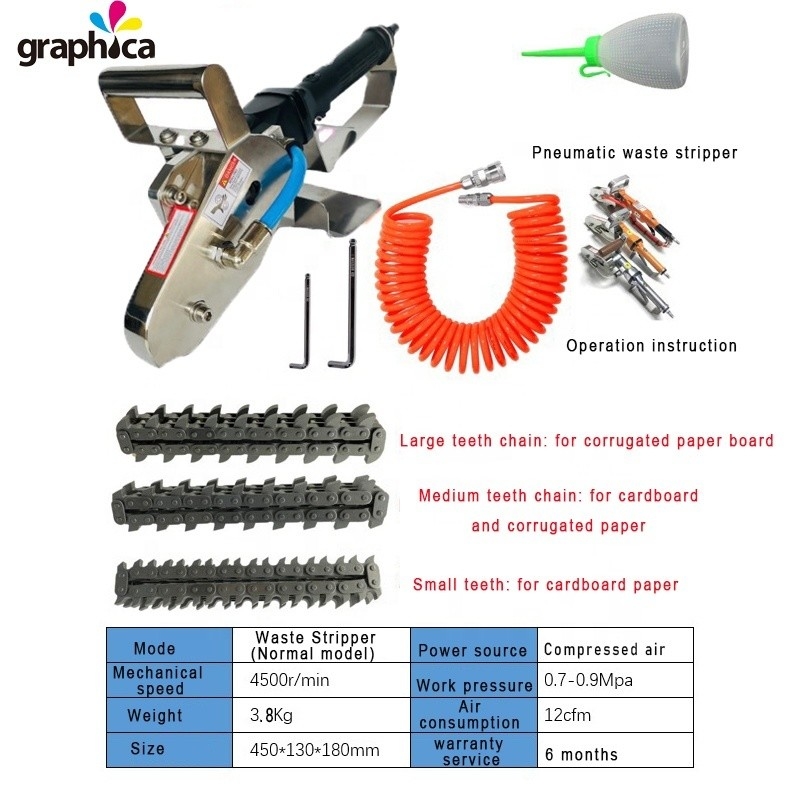 12CFM 0,65-0,8MPa Abfallpapier Stripper-Maschine zum Präzisionsstrippen