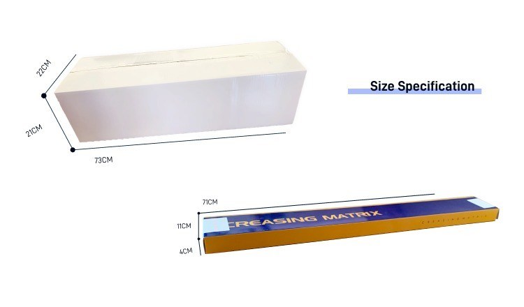 0.5mm Kanalhöhe Graphisch Peking Die Cutting Creasing Matrix für die Papierboxherstellung