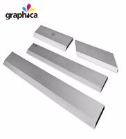 Präzision -0,02mm Papierschneidemesser für Polar 115 EL/ED/CE/EMC Hohe Härte HRC48-68