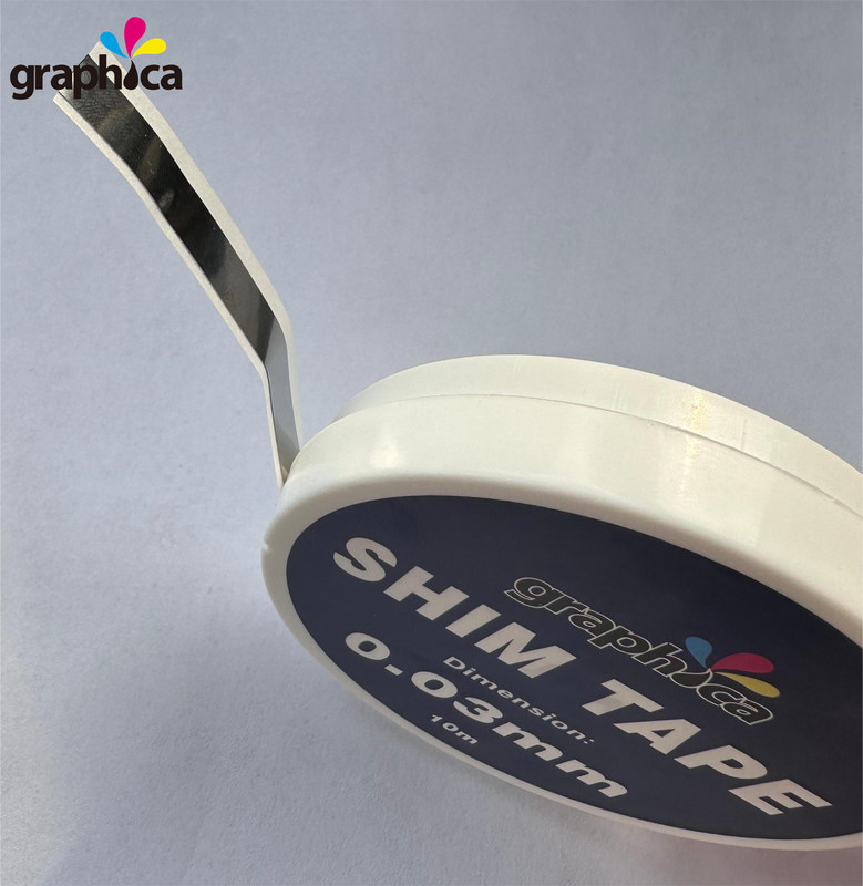 Blaues selbstklebendes Stähleinschlussband für Druckplatten, Druckmaschinen und andere Druckmaterialien