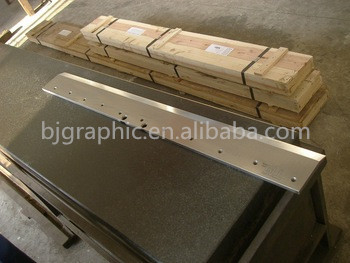Papiermaschinen Teile von Papierschneidern 960*110*11,7 mm Gewicht KG 24