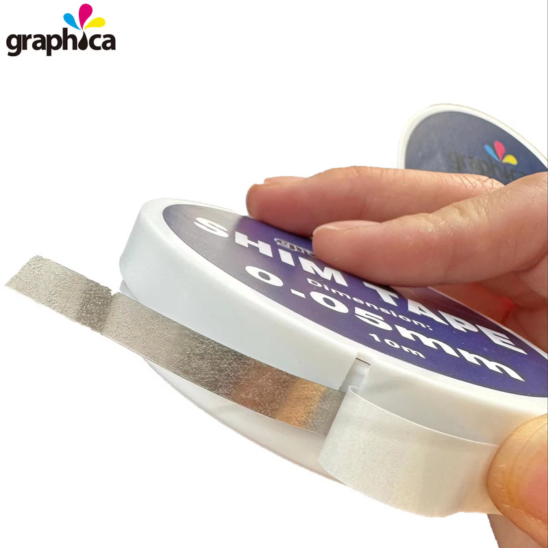 Blaues, super selbstklebendes, aus Stahl gefertigtes Scheibenband zum Schneiden von Druckmaschinen und anderen Druckmaterialien