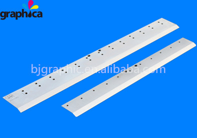 1785*160*13,75mm Polar 155 Standard Stahl Papierschneidemesser mit Lochgewicht 5 kg