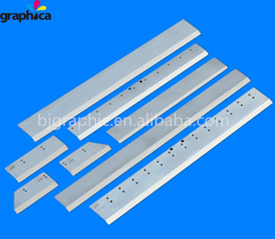 1785*160*13,75mm Polar 155 Standard Stahl Papierschneidemesser mit Lochgewicht 5 kg