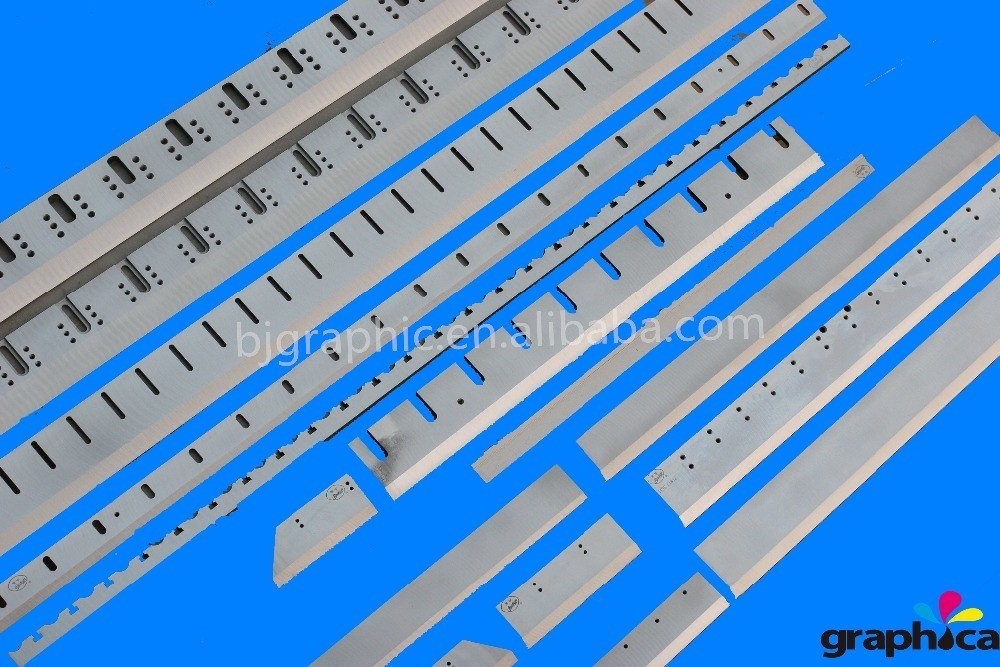 1785*160*13,75mm Polar 155 Standard Stahl Papierschneidemesser mit Lochgewicht 5 kg