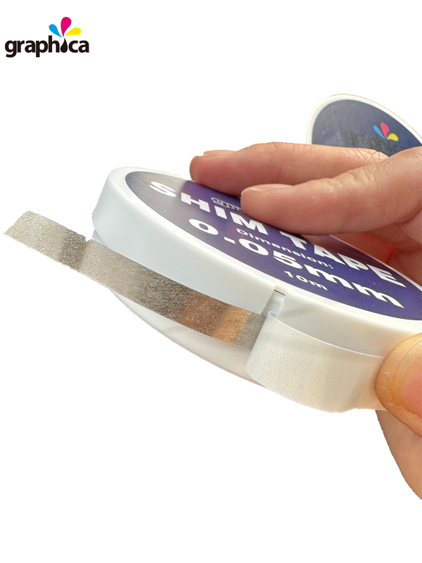 Selbstklebendes Scheibenband aus Edelstahl zum Schneiden von Stäben und anderen Druckmaterialien
