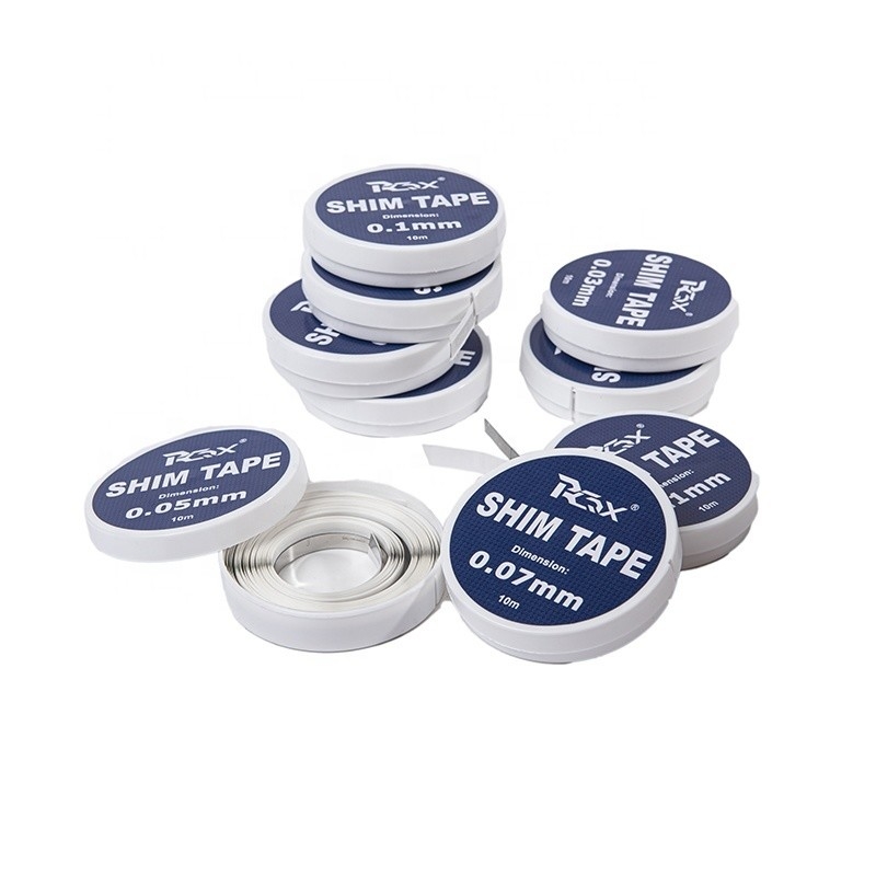 Direktes Patchen der Schneidmaschine mit Stahl-Schim-Tape 0,07 mm 0,1 mm Dicke