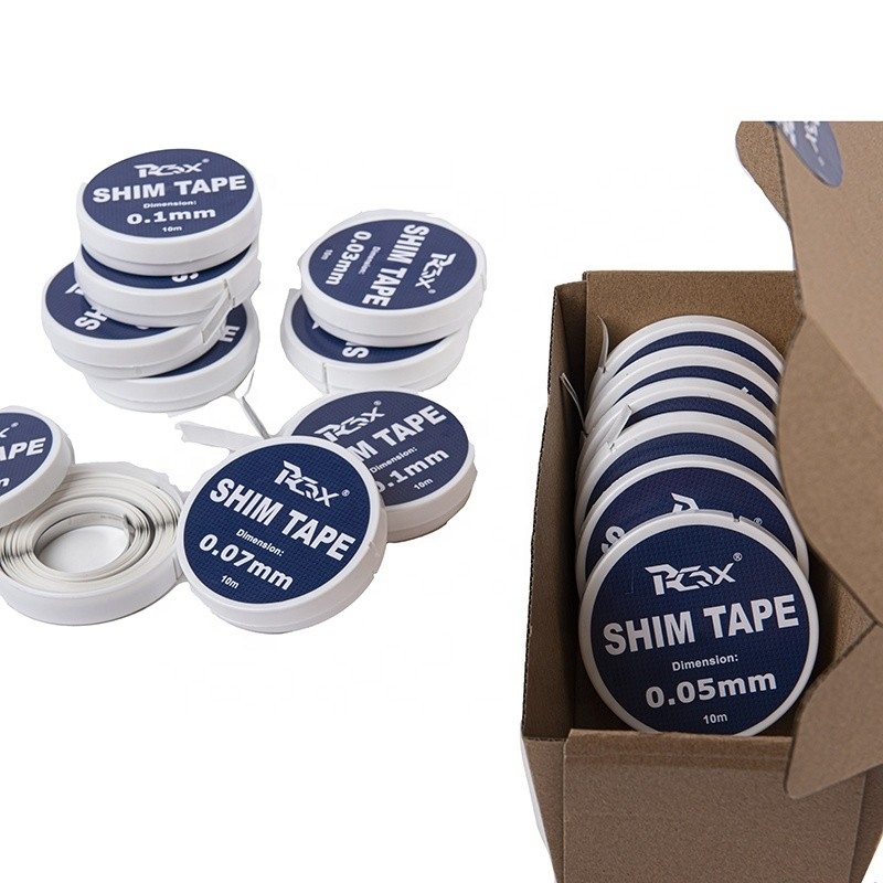 Direktes Patchen der Schneidmaschine mit Stahl-Schim-Tape 0,07 mm 0,1 mm Dicke