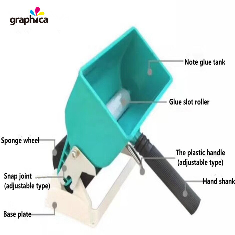 10 cm Klebe-Slot Breite Rollen Klebe-Spreader für Grafik Peking 2024 Kundenanforderungen